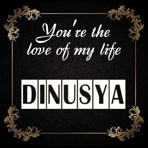 Открытка Dinusya You