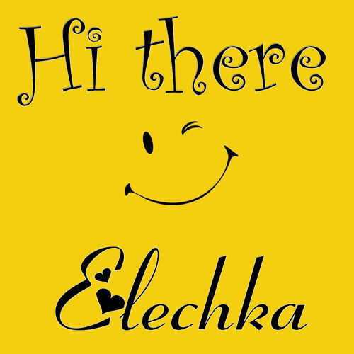 Открытка Elechka Hi there