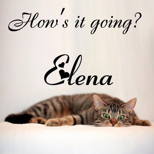 Открытка Elena How