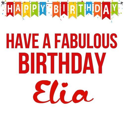 Открытка Elia Have a fabulous birthday