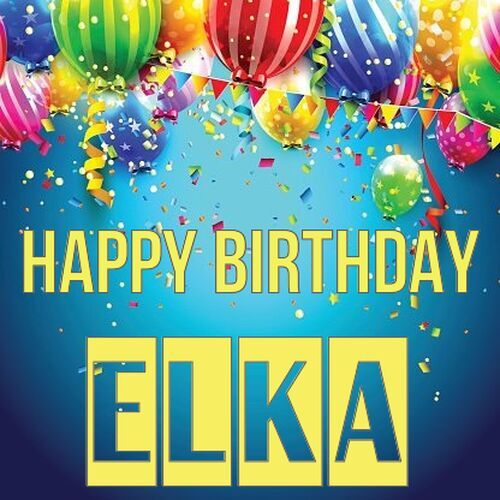 Открытка Elka Happy birthday