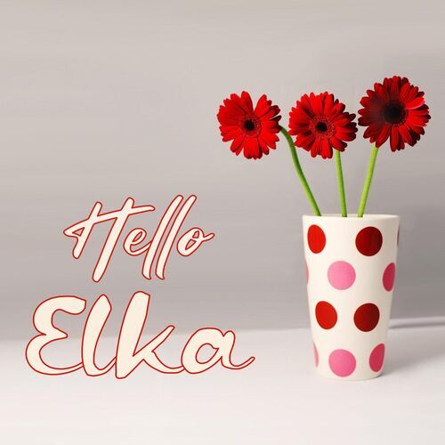 Открытка Elka Hello