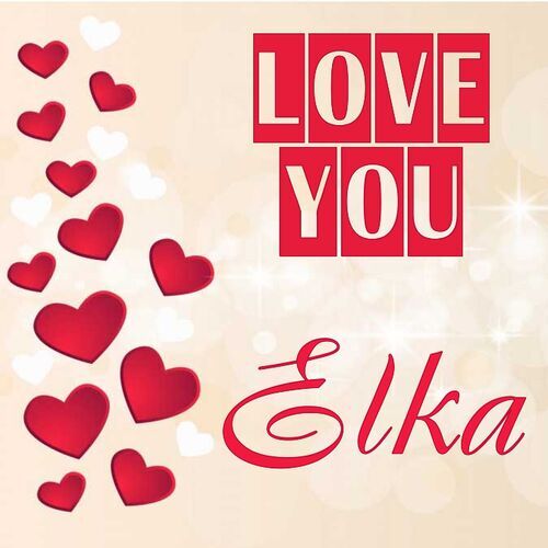 Открытка Elka Love you