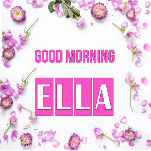 Открытка Ella Good morning