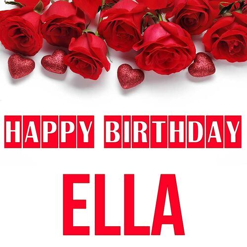 Открытка Ella Happy birthday