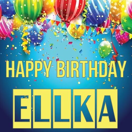 Открытка Ellka Happy birthday