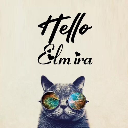 Открытка Elmira Hello