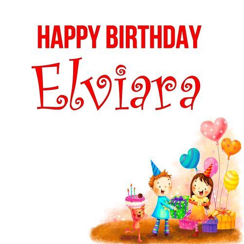 Открытка Elviara Happy birthday