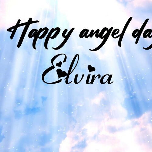 Открытка Elvira Happy angel day