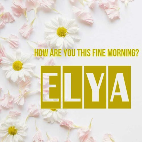 Открытка Elya How are you this fine morning?