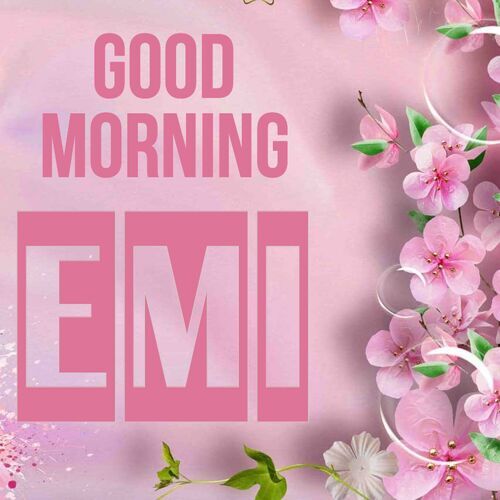 Открытка Emi Good morning