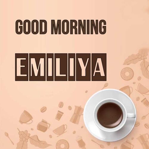 Открытка Emiliya Good morning