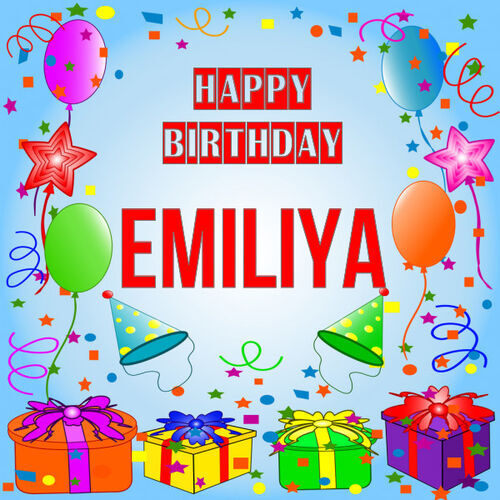 Открытка Emiliya Happy birthday