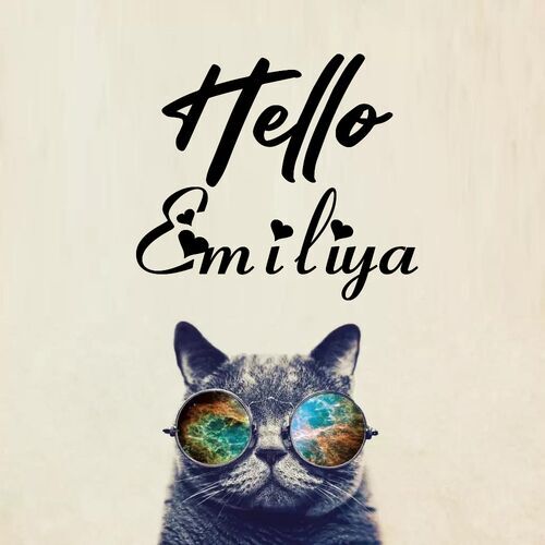 Открытка Emiliya Hello