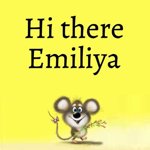 Открытка Emiliya Hi there