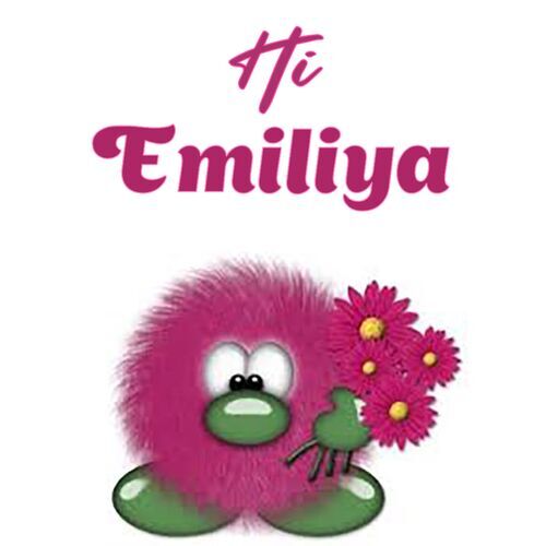 Открытка Emiliya Hi