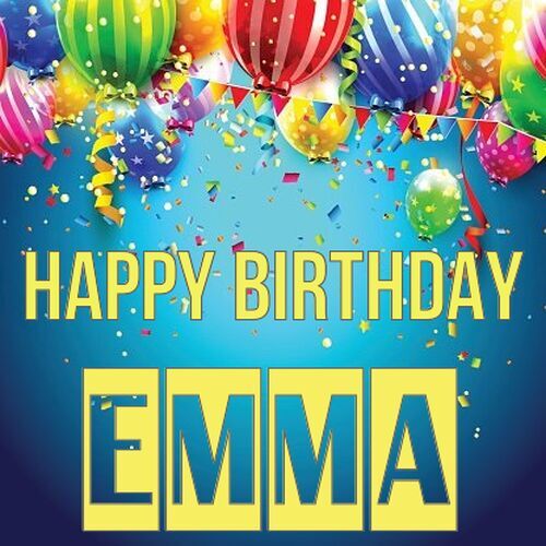 Открытка Emma Happy birthday