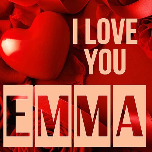 Открытка Emma I love you