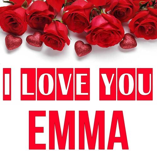 Открытка Emma I love you