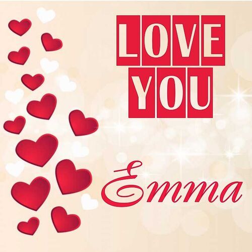 Открытка Emma Love you