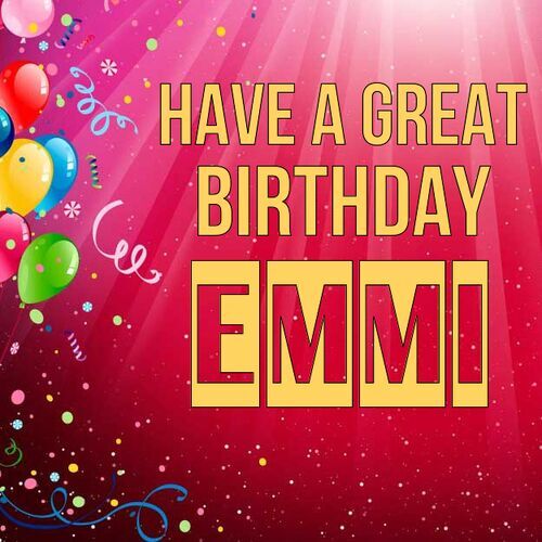 Открытка Emmi Have a great birthday