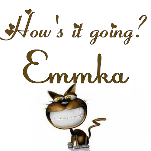 Открытка Emmka How