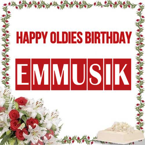 Открытка Emmusik Happy oldies birthday