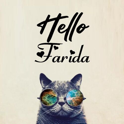 Открытка Farida Hello