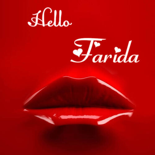 Открытка Farida Hello