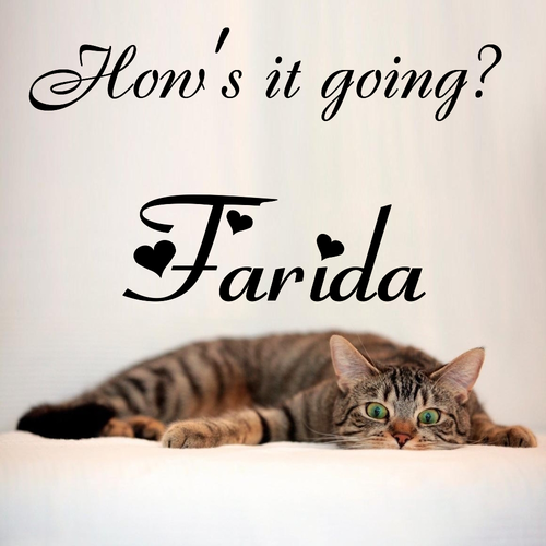 Открытка Farida How