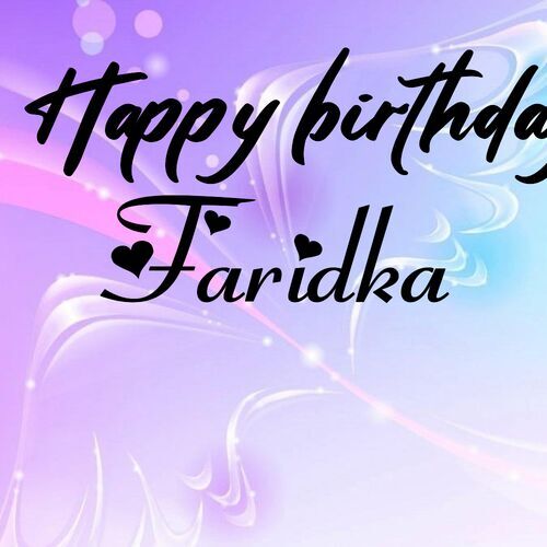 Открытка Faridka Happy birthday