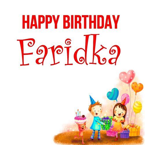 Открытка Faridka Happy birthday