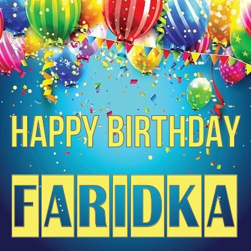 Открытка Faridka Happy birthday