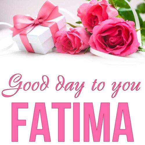 Открытка Fatima Good day to you