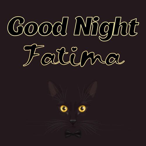 Открытка Fatima Good Night