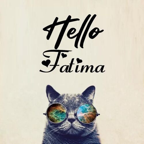 Открытка Fatima Hello