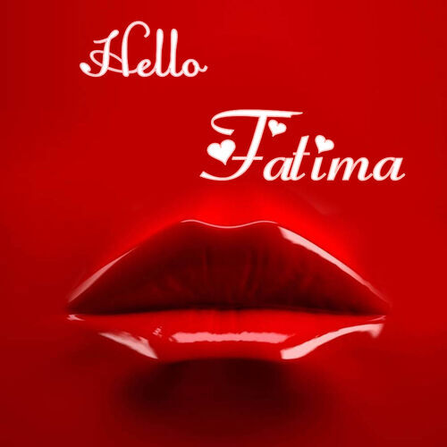 Открытка Fatima Hello