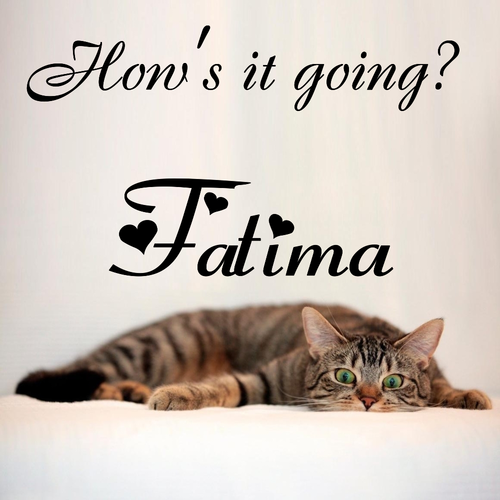 Открытка Fatima How