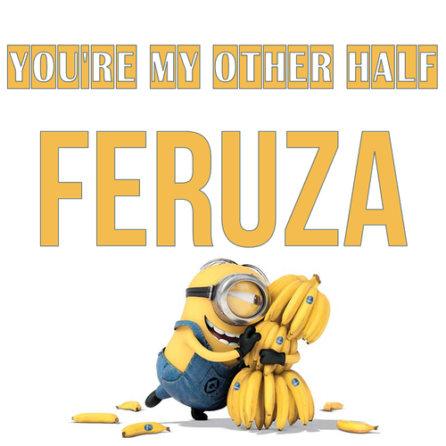 Открытка Feruza You