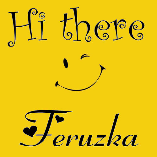 Открытка Feruzka Hi there