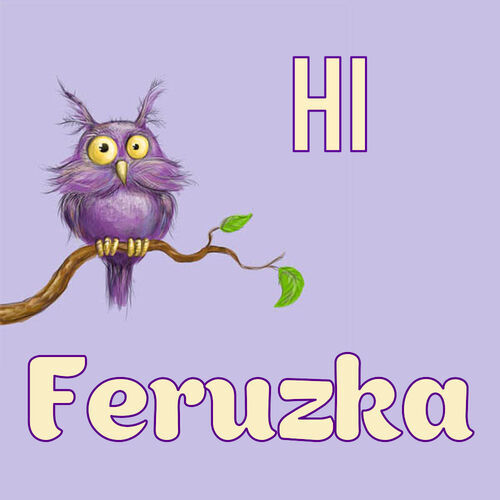 Открытка Feruzka Hi