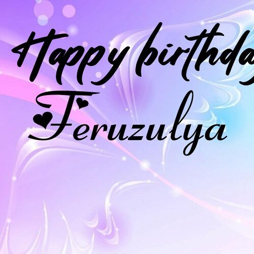 Открытка Feruzulya Happy birthday