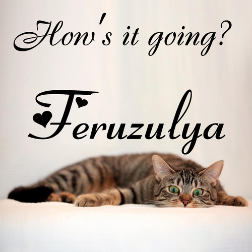 Открытка Feruzulya How