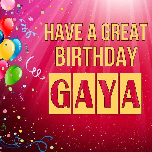 Открытка Gaya Have a great birthday