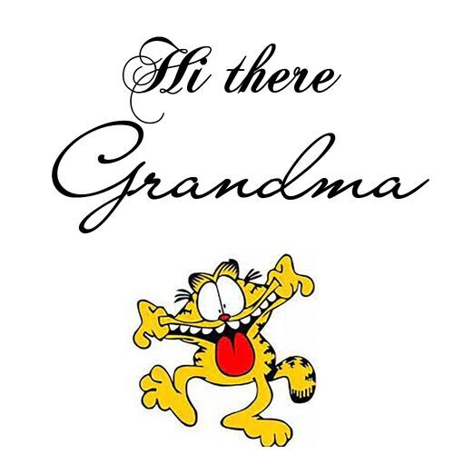 Открытка Grandma Hi there