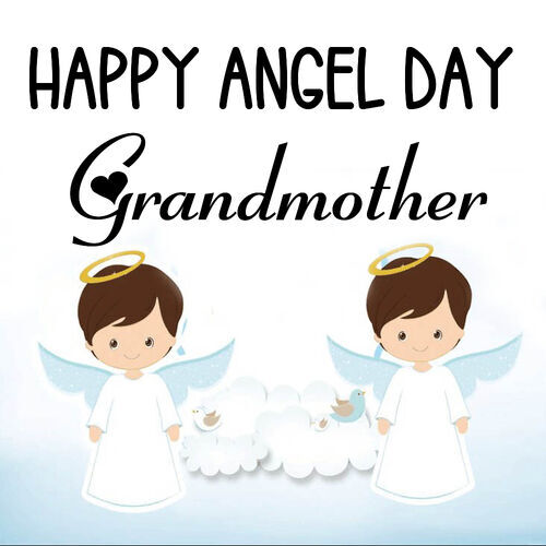 Открытка Grandmother Happy angel day