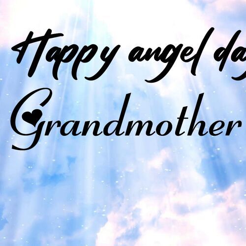 Открытка Grandmother Happy angel day