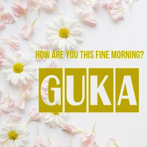 Открытка Guka How are you this fine morning?