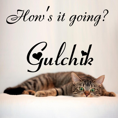 Открытка Gulchik How