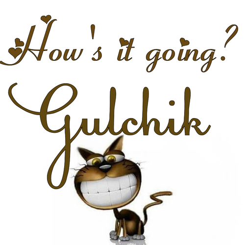 Открытка Gulchik How